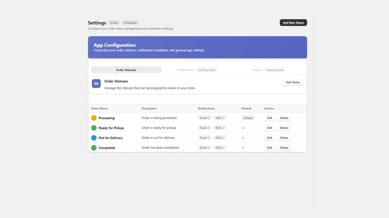 Apptomize: Order Status Pro
