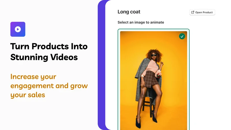Animate Product AI: Videos