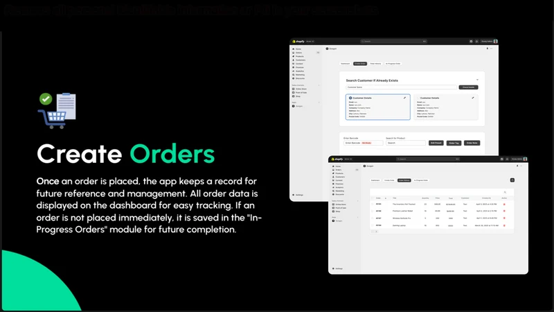 SwiftScan: Barcode Order Taker