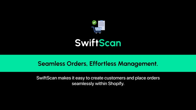 SwiftScan: Barcode Order Taker