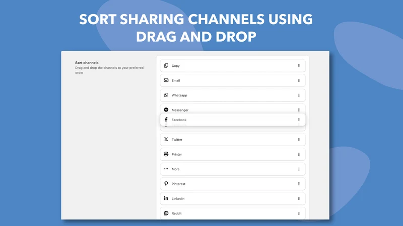 Sleek Social Sharing