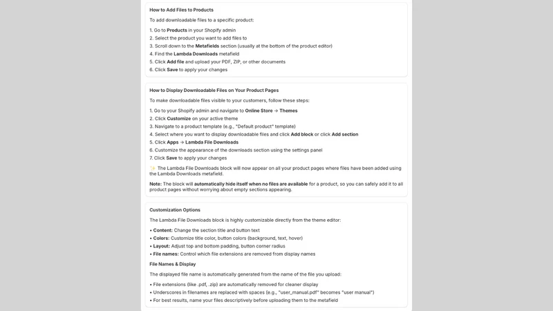 Lambda File Downloads