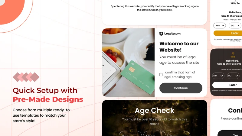 AgeX ‑ Age Verification Popup