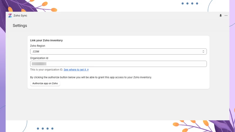 Zohra | Sales Sync to Zoho