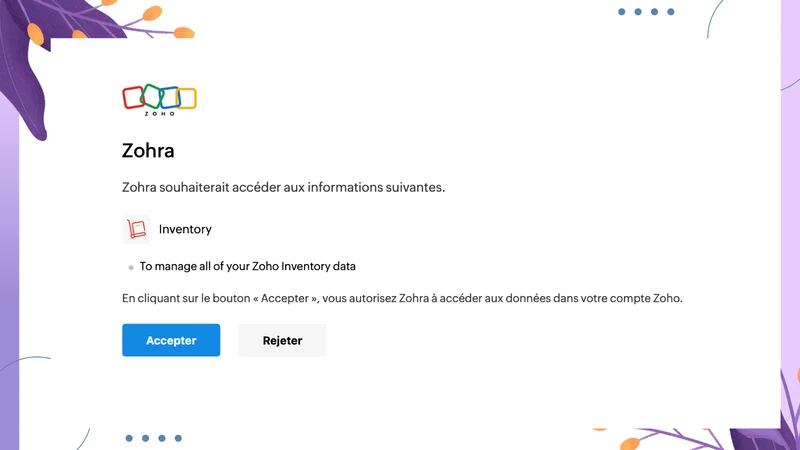 Zohra | Sales Sync to Zoho