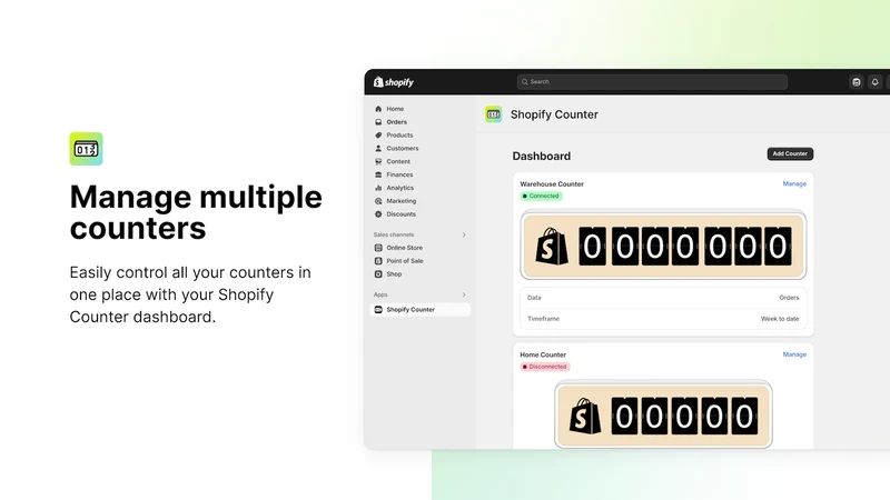 Shopify Counter