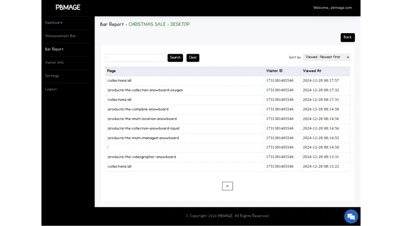 PBMAGE Announce & Visitor Info