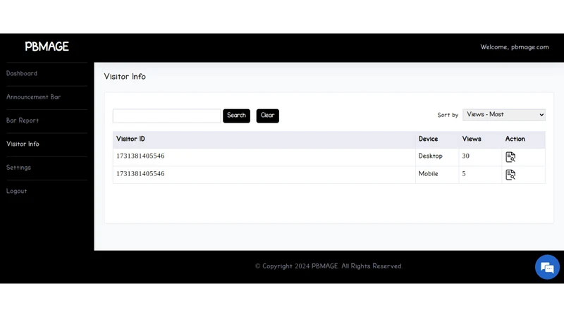 PBMAGE Announce & Visitor Info