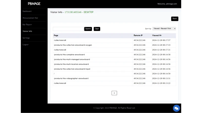 PBMAGE Announce & Visitor Info