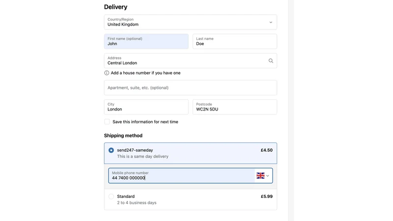 Send247 ‑ Same Day Delivery UK