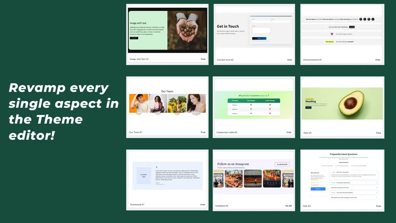 Oxify Section: Theme Sections