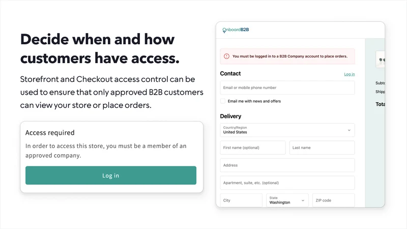Onboard B2B: Company Profiles