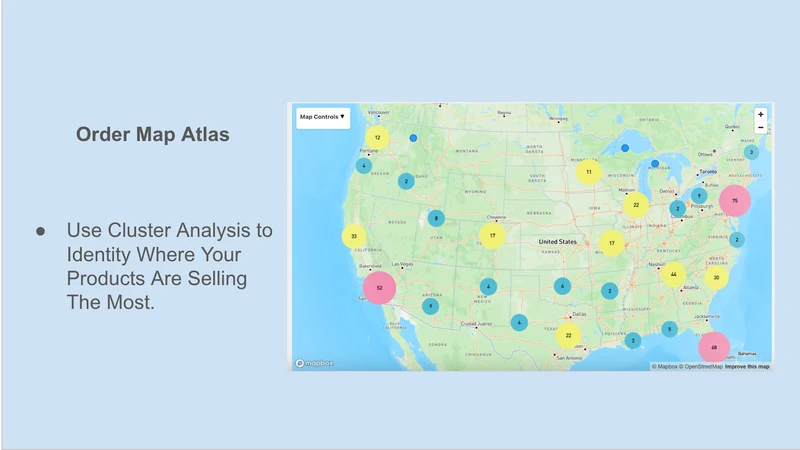 Customer Map & Order Trends
