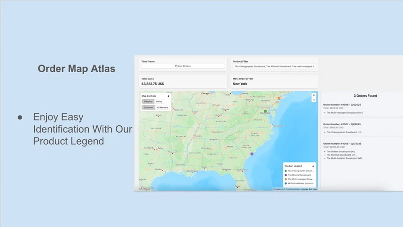 Customer Map & Order Trends