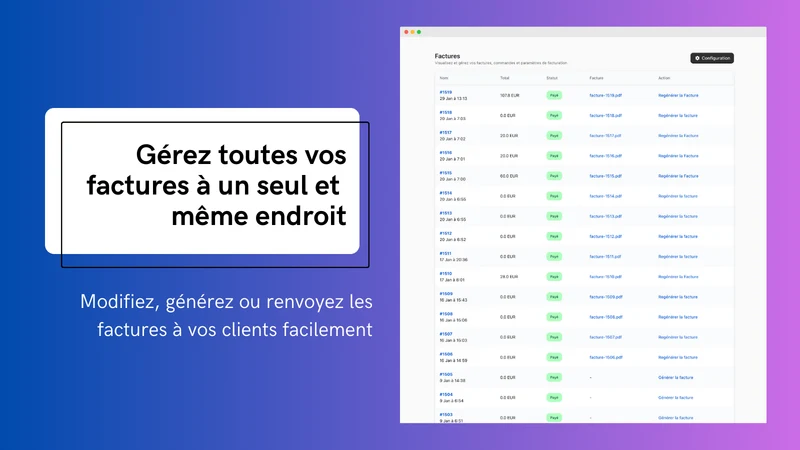 FF: Factures Client en France
