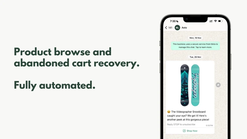 Asto ‑ Conversational Commerce