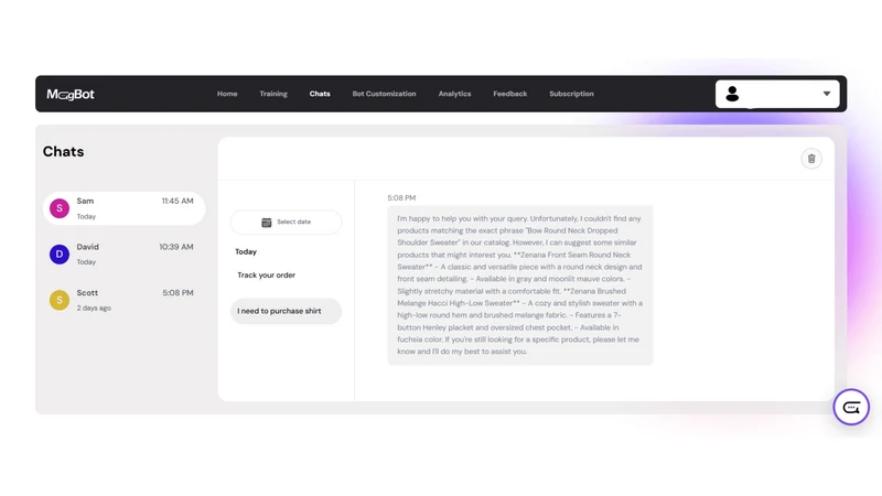 MagBot: AI Assist & Automation