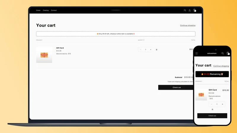 HurryCart – Cart Expires Soon!