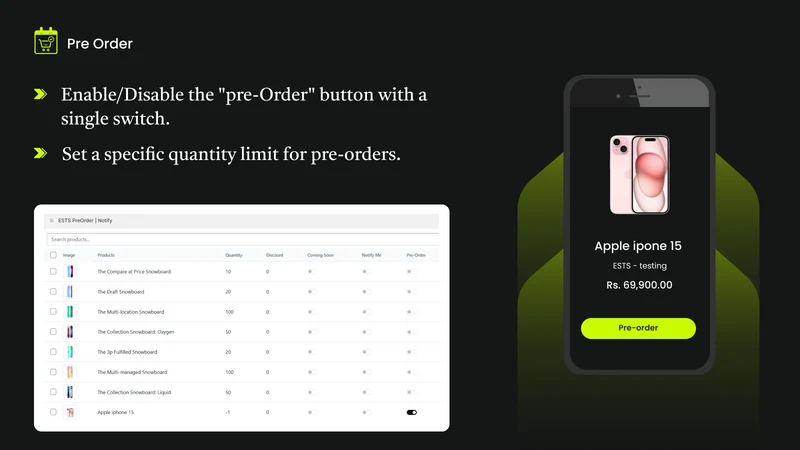 ESTS PreOrder | Notify
