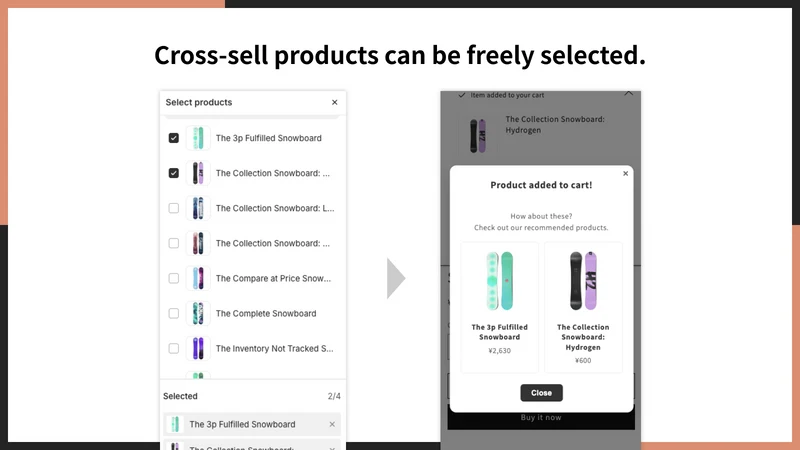 UR:Cart Add Popup Cross Sell