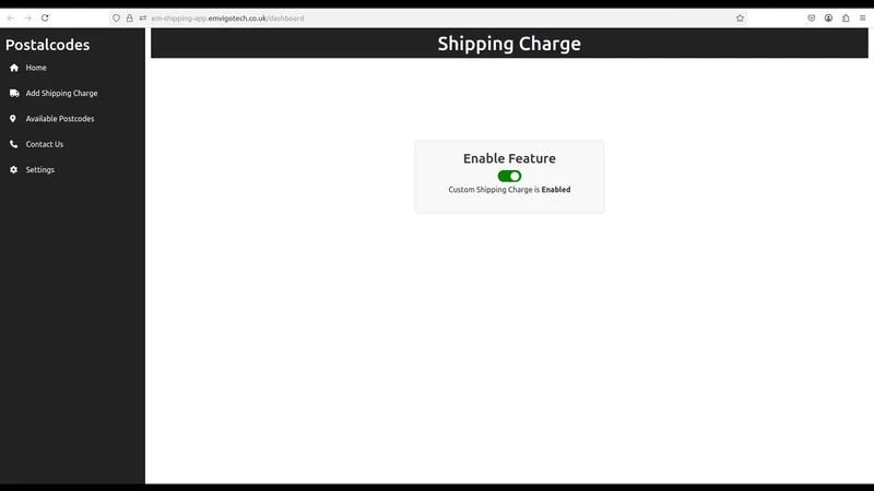 Postcode Shipping Rates