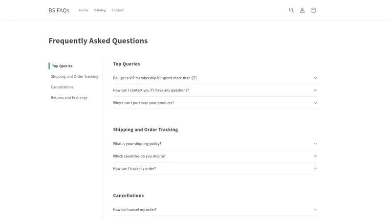 BS FAQs