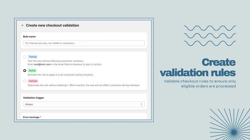 Kedra Checkout Rules & Upsells