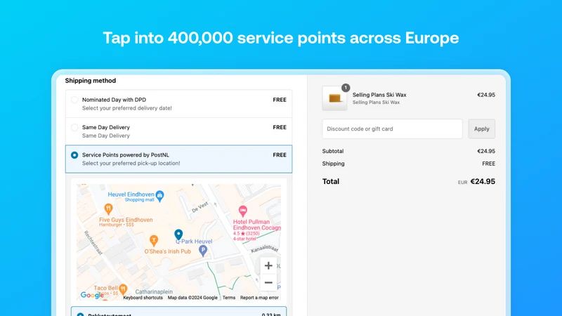 Sendcloud Checkout App