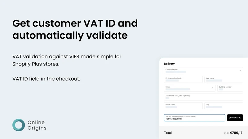 EU Vat Number Field Checkout