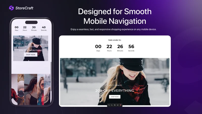 SC‑ Sections & Landing pages
