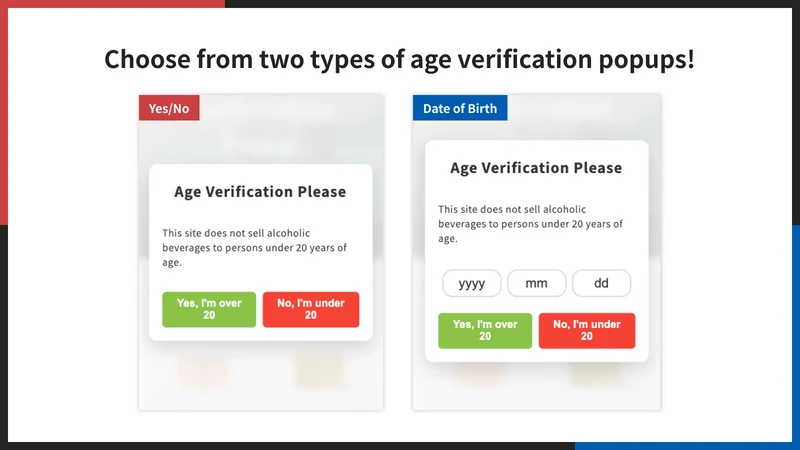 UR: Age Verification Popup