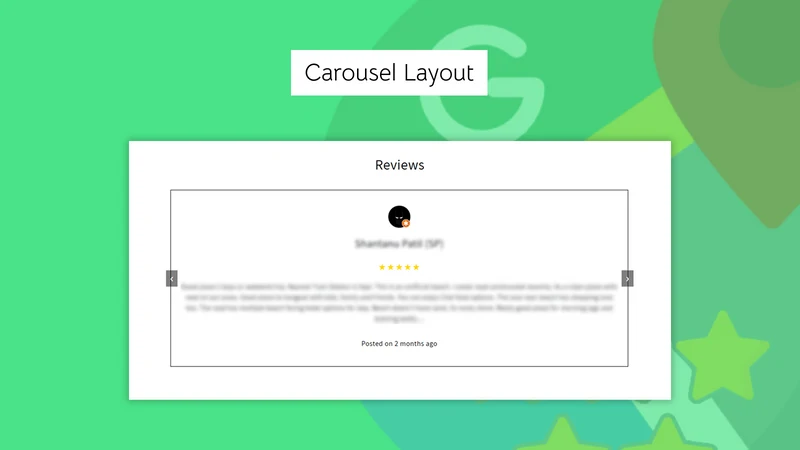 G Maps Reviews Showcase