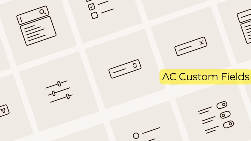 AC Custom Fields and Options