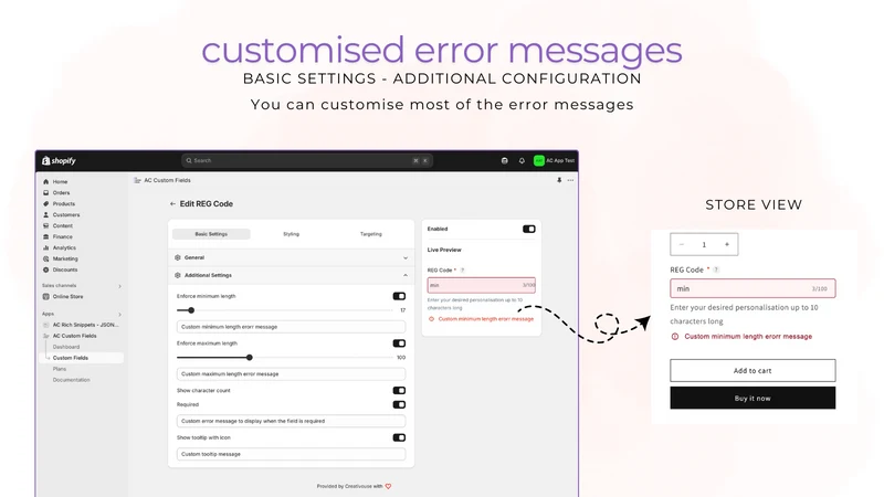 AC Custom Fields and Options