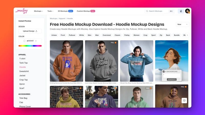 Mockey AI ‑ Mockup Generator
