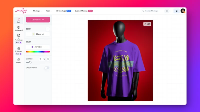 Mockey AI ‑ Mockup Generator