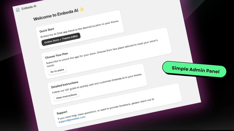 Embeda: AI Chat Sections