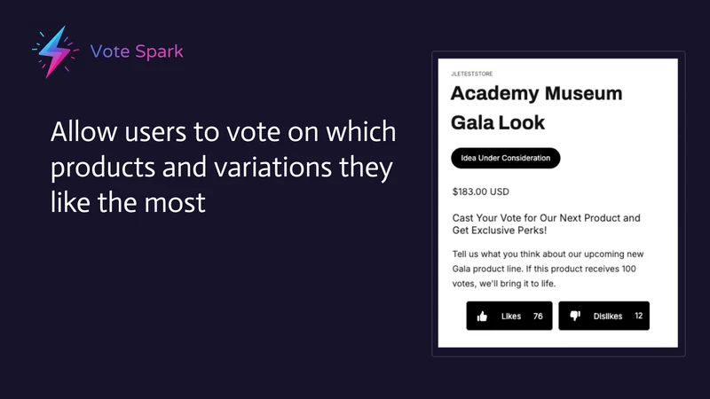 VoteSpark: Vote & Like Button