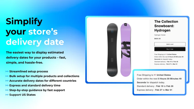 Simple Estimated Delivery Date