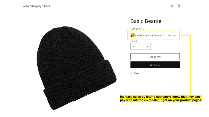 Interac Messaging Widget