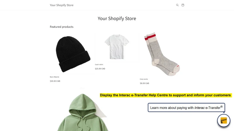 Interac Messaging Widget