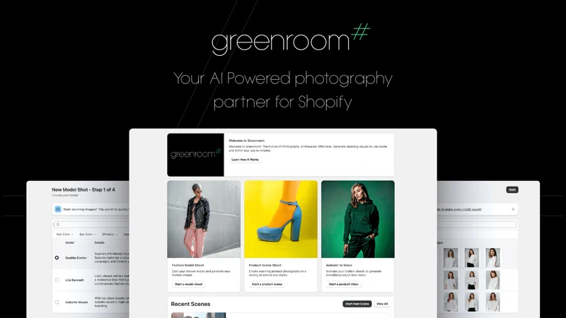Greenroom: AI Photos & Video