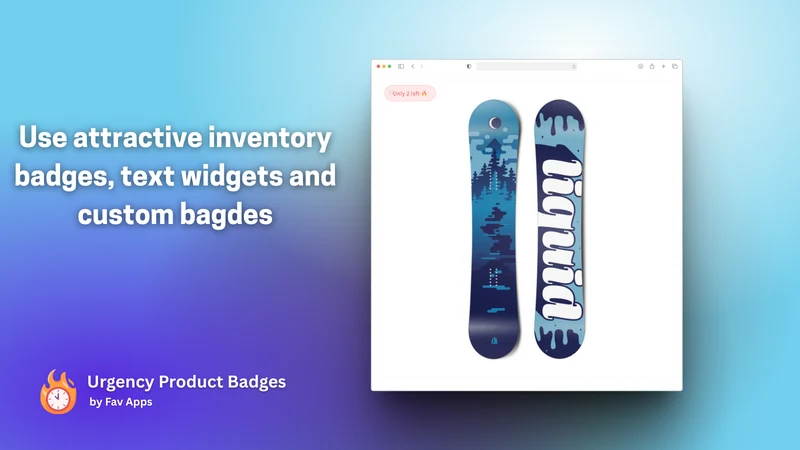Fav Urgency Product Badges