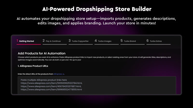 Dropshipping: AI Store Builder