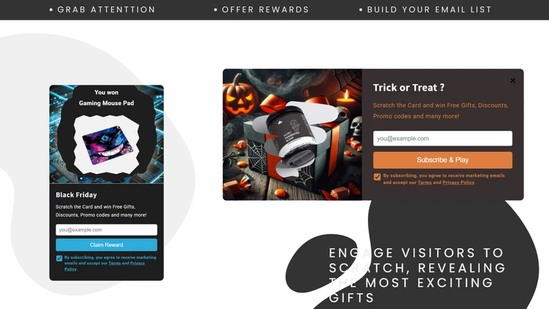 Email Popups & Spin Wheel • AS