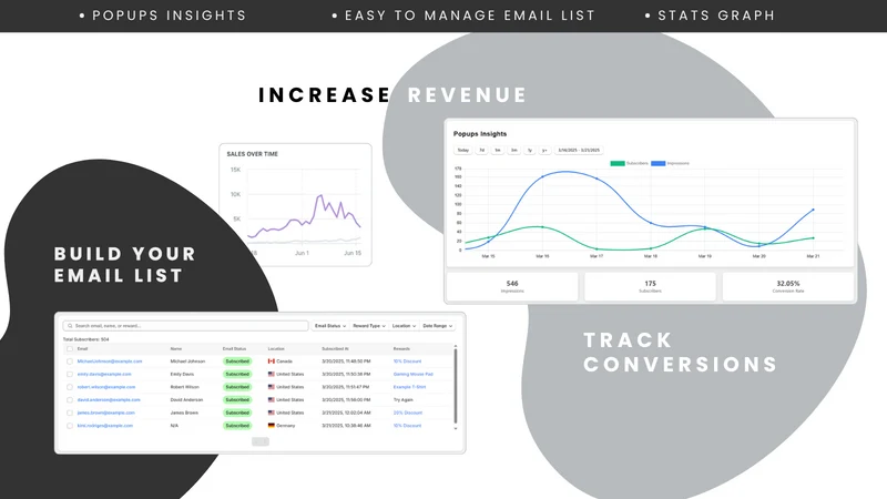 Email Popups & Spin Wheel • AS