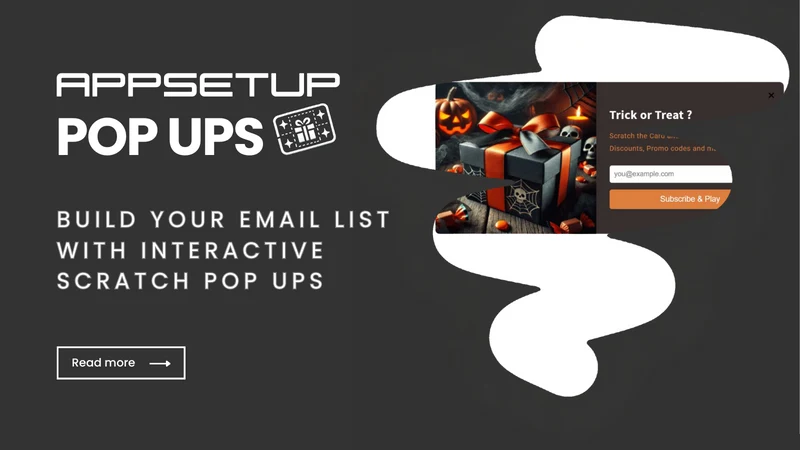 Email Popups & Spin Wheel • AS