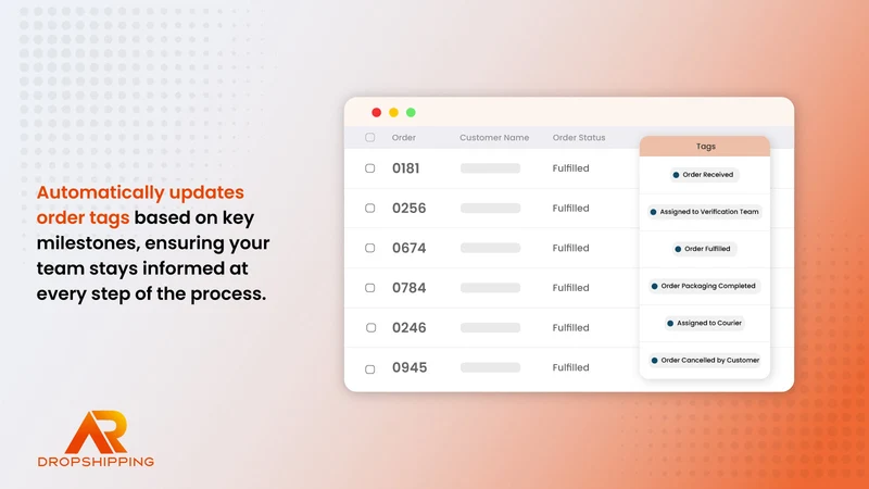 AR Dropshipping Fulfillment