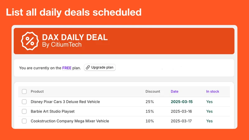 Dax Daily Deal