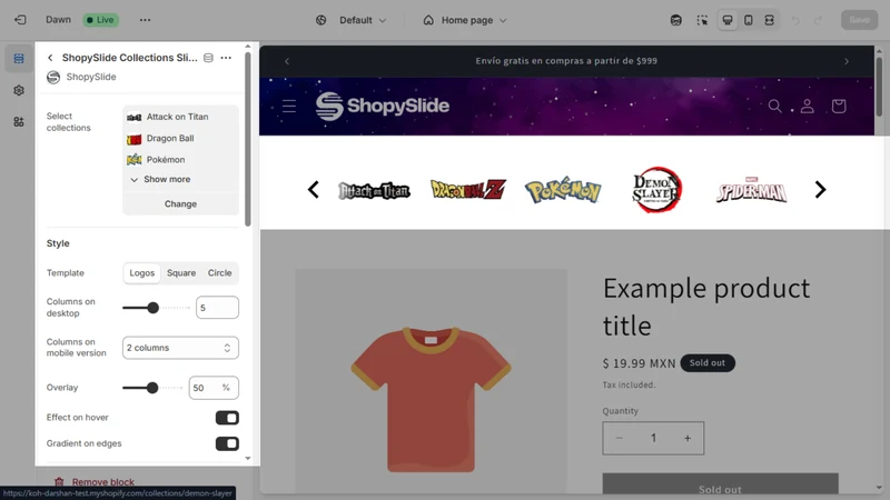 ShopySlide